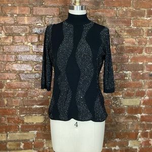 Giorgio Armani silk blend sequin sweater